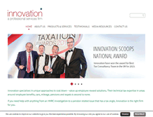 Tablet Screenshot of innovationllp.com